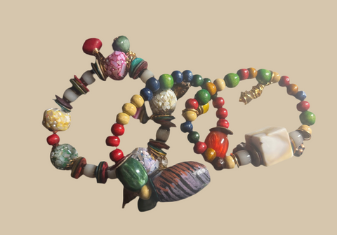 Multicolor Beaded Bracelet Set