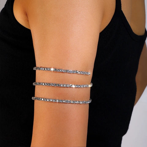 Bohemian Crystal Arm Cuff