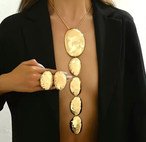 Eclipse Gradient Earring and Necklace Set