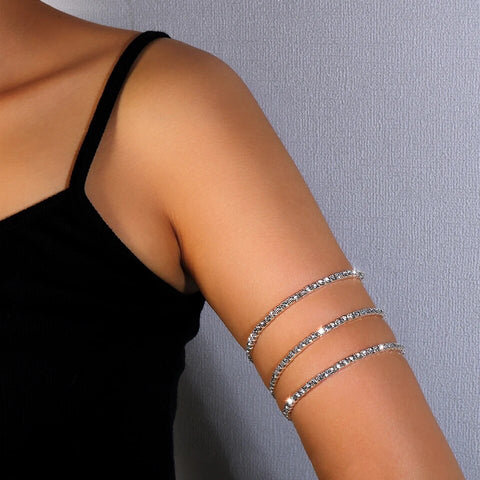 Bohemian Crystal Arm Cuff