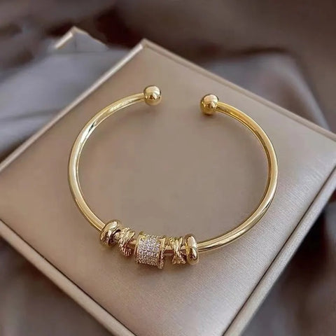 Kids Gold Plated Cuff Bangle