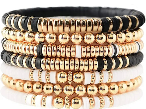 Bohemian Style Stack Bracelets