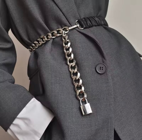 Lock and Chain Belt