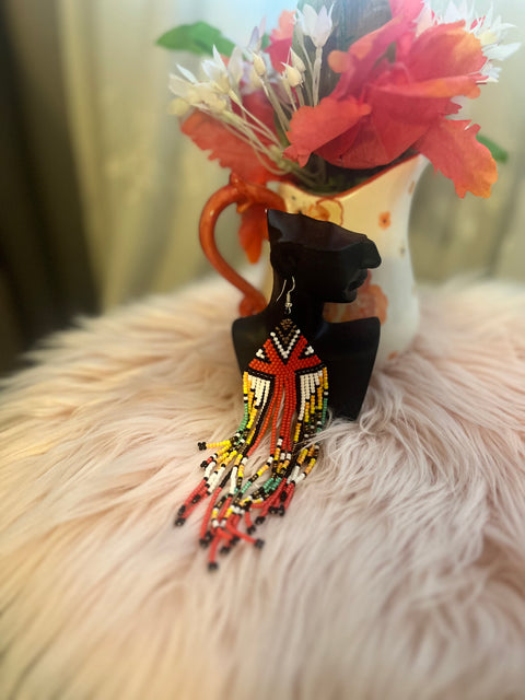 Bohemian Beaded Multicolor Earrings