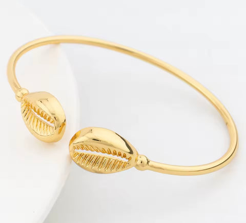 Cowrie Shell Cuff Bracelet