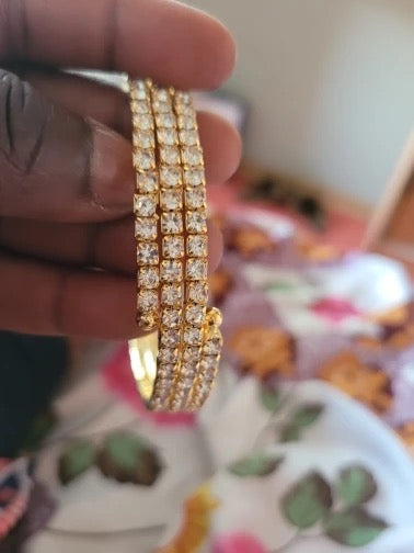 Bohemian Crystal Arm Cuff