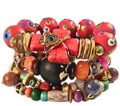 Peach Crush Bracelet Set