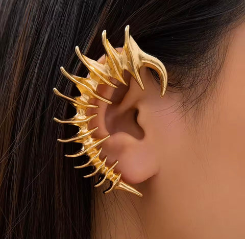 Gold Sunshine Ear Cuff