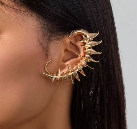 Gold Sunshine Ear Cuff
