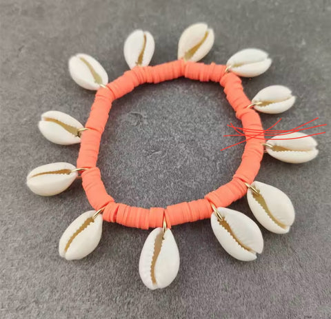 Boho Conch Shell Elastic Bracelet