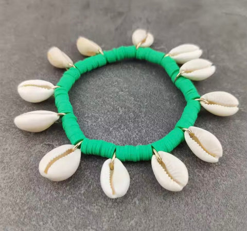 Boho Conch Shell Elastic Bracelet