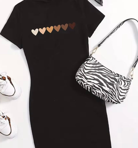 Melanated T-shirt Dress