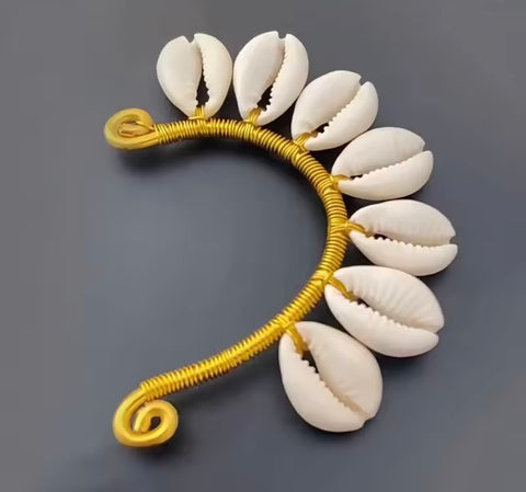 Single Shell Ear Cuff Earring