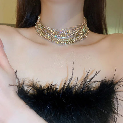 Crystal Choker Necklace