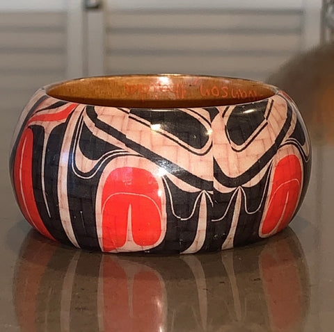 Handmade Wooden Bangle Bracelet