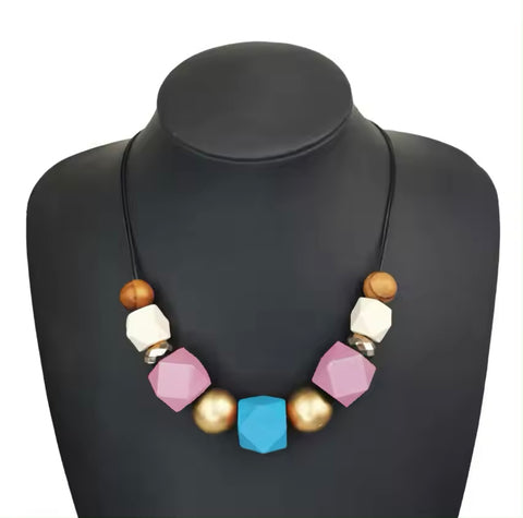 Multi-color Beaded Necklace