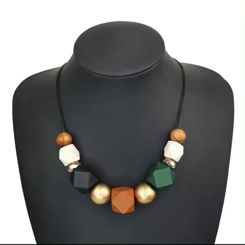 Multi-color Beaded Necklace