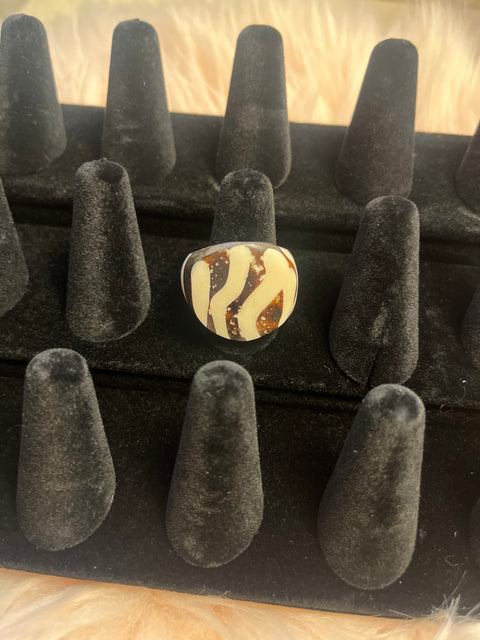 Zebra Print Ring