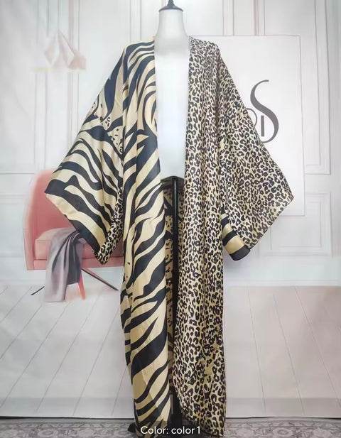 Leopard Print Kimono