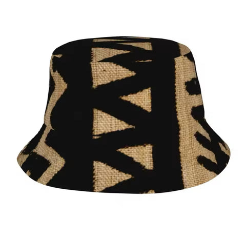 African Design Bucket Style Hat