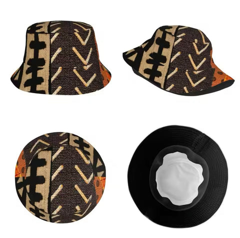African Design Bucket Style Hat