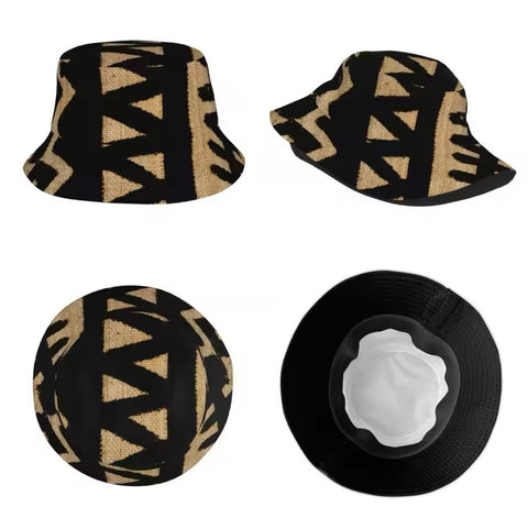 African Design Bucket Style Hat