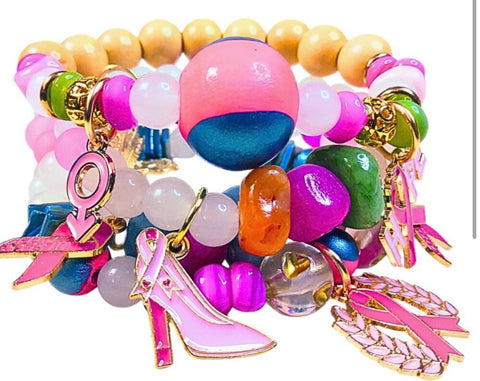 Breast Cancer Awareness Bohemian Stack 1