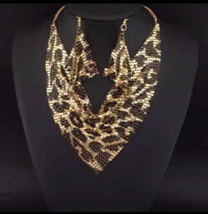 Leopard Print Jewelry Set